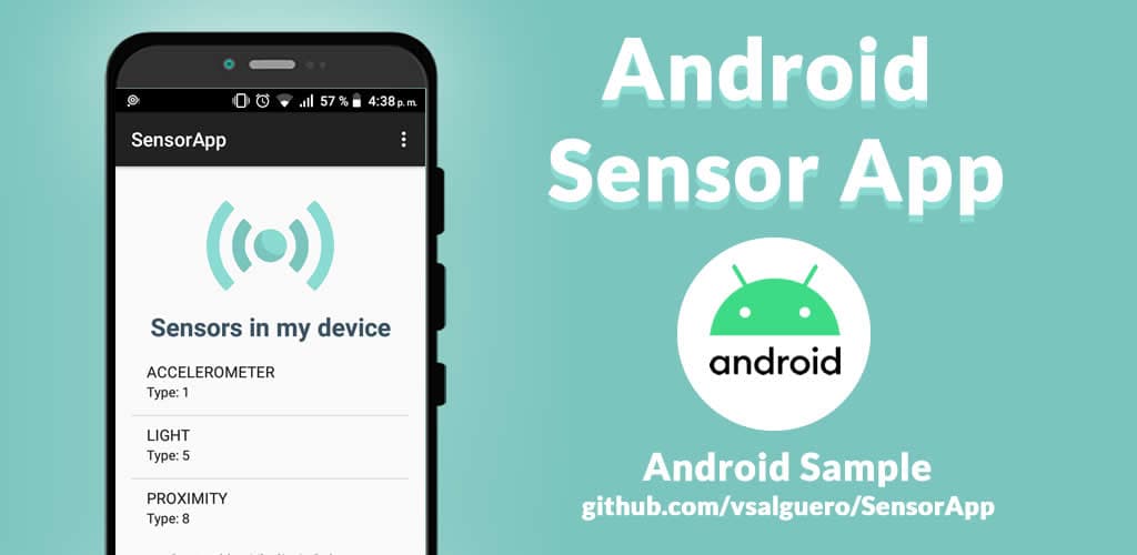 App que muestra los sensores de un dispositivo Android